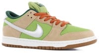 Nike SB Dunk Low Pro SB Skate Shoes - sesame/metallic silver-pear-fir-sail-lt british tan