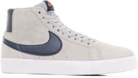 Nike SB Zoom Blazer Mid Skate Shoes - wolf grey/midnight navy-cosmic clay