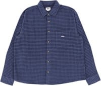 Obey Bigwig Knox L/S Shirt - academy navy multi