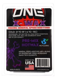 One MFG X-Wax Pre-Mix 165g Snowboard Wax - cold