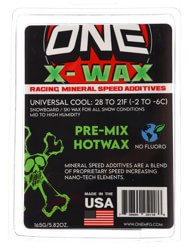 One MFG X-Wax Pre-Mix 165g Snowboard Wax - cool/all temp