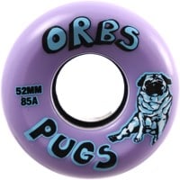 Orbs Pugs Cruiser Skateboard Wheels - lavender (85a)