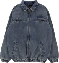 Passport Vineyard Birds Denim Delivery Jacket - washed indigo