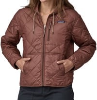 Patagonia Women's Diamond Quilt Bomber Hoody Jacket - dulse mauve