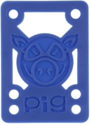 Pig Pile Skateboard Risers - blue