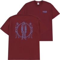 Polar Skate Co. Anyone Out There T-Shirt - wine