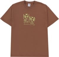 Polar Skate Co. Boogers T-Shirt - walnut