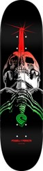 Powell Peralta Skull & Sword 8.25 243 Shape Skateboard Deck - green fade