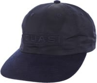 Quasi Eurotext Snapback Hat - navy