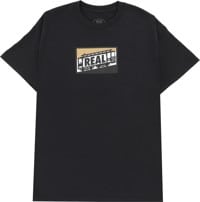 Real Cable Car T-Shirt - black/gold-white-black