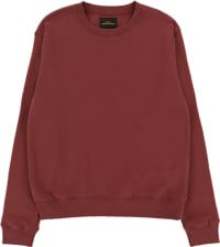 RVCA Dayshift Crew Sweatshirt - red earth