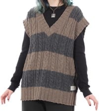 RVCA Women's Chefs Kiss Sweater Vest - black