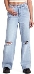 RVCA Women's Coco Denim Jeans - bleached indigo