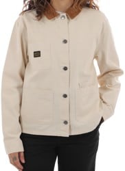 RVCA Women's Recession Chore Coat Jacket - latte