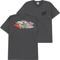 Santa Cruz Meek Concrete Slasher T-Shirt - dark grey heather