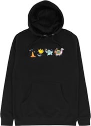 Santa Cruz Skate Like A Girl Front Hoodie - black