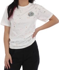 Santa Cruz Women's Warp Broken Dot T-Shirt - splatter beige