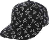 Sci-Fi Fantasy Crab Snapback Hat - black