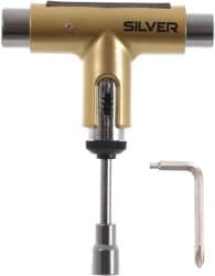 Silver Skate Tool - metallic gold