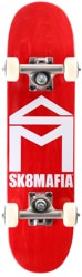 SK8MAFIA House Logo 6.0 Micro Complete Skateboard - red stain