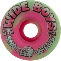 Snot Wide Boys Skateboard Wheels - green/pink swirl (95a)