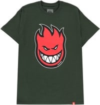 Spitfire Bighead Fill T-Shirt - forest green/red-white-black