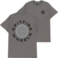 Spitfire Classic 87' Swirl Fill T-Shirt - charcoal/black-white