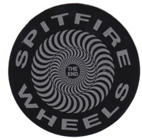 Spitfire Classic SM Sticker - black/silver