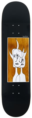 Tactics Devil Face Skateboard Deck - brown - view large