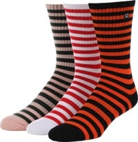 Tactics Icon Sock 3 Pack - stripes