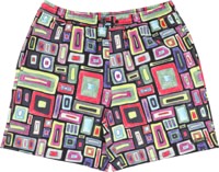 Tactics Oval Logo Hybrid Shorts - geo print