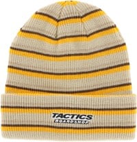 Tactics Throwback Logo Beanie - desert stripe