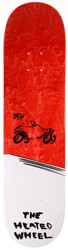 The Heated Wheel Buggy 8.0 Skateboard Deck - red