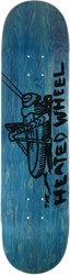 The Heated Wheel Grasshopper 8.0 Skateboard Deck - blue