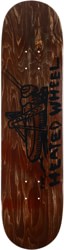 The Heated Wheel Grasshopper 8.0 Skateboard Deck - brown