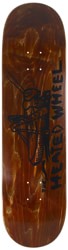 The Heated Wheel Grasshopper 8.38 Skateboard Deck - brown