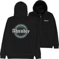 Thunder Worldwide Zip Hoodie - black/grey-green