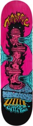 Traffic Sayres Fire Hazard 8.5 Skateboard Deck - pink