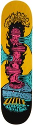 Traffic Sayres Fire Hazard 8.5 Skateboard Deck - yellow