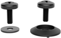 Union Toe & Ankle Strap Adjuster Screws & Washers - black