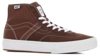 Vans Crockett Pro High Decon Skate Shoes - brown/white