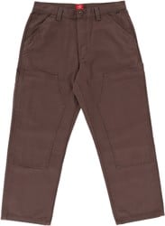 Vans Skate Drill Chore AVE Loose Carpenter Pants - chocolate brown