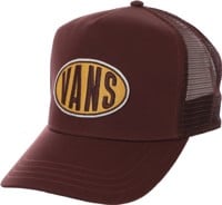 Vans Spray On Trucker Hat - bitter chocolate