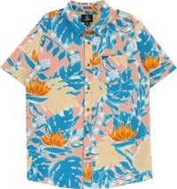 Volcom Leaf Pit Floral S/S Shirt - salmon