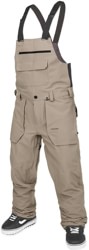 Volcom Roan Bib Overall Pants - chestnut brown