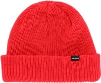 Volcom Sweep Lined Fleece Beanie - crimson