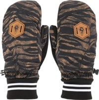 Volcom Women's Bistro Mitts - tiger print