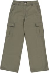 Volcom Women's Cargstone Pants - army green combo