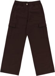 Volcom Women's Cargstone Pants - dark chocolate