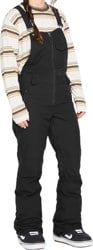 Volcom Women's Swift Bib Overall Pants (2023 Closeout) - black